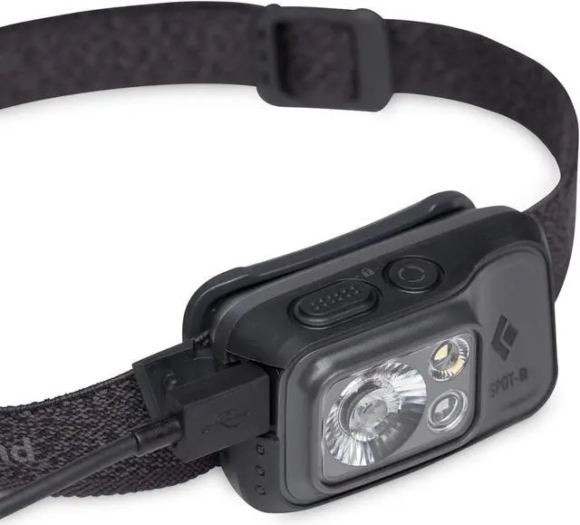 Alt view image 5 of 5 - Spot 400-R Rechargeable LED Headlamp Waterproof and Dimmable for Camping Hiking Running Hunting Work with Red Light Headlamp Mode