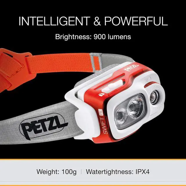 Alt view image 5 of 7 - Swift RL Rechargeable Headlamp with 900 Lumens & Automatic Brightness Adjustment