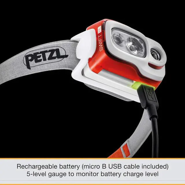 Alt view image 7 of 7 - Swift RL Rechargeable Headlamp with 900 Lumens & Automatic Brightness Adjustment