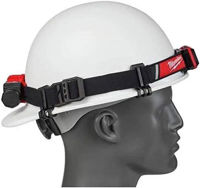 Alt view image 2 of 7 - 600 Lumens LED USB Rechargeable Low-Profile Hard Hat Headlamp