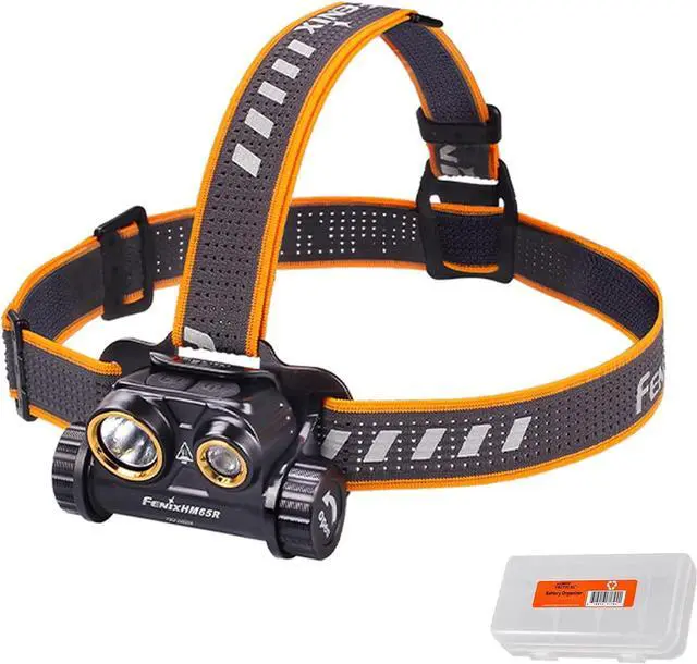 Main image of HM65R Headlamp, 1400 Lumen USB-C Rechargeable Spot and Flood Dual Beam with LumenTac Organizer