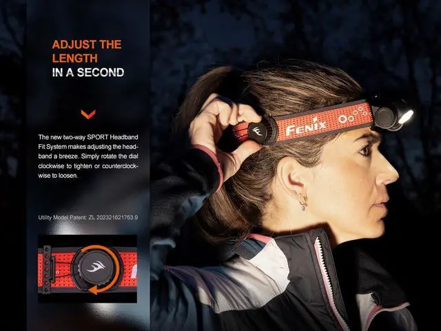 Alt view image 6 of 7 - HM65R-T V2.0 Running Headlamp 1600 Lumen White Light and Warm White Dual Beams USB-C Rechargeable Lightweight Long Runtime for Trail Running with LumenTac Organizer (Black)