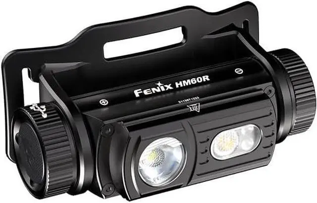 Alt view image 2 of 7 - HM60R Headlamp, 1300 Lumen USB-C Rechargeable with Flood Light, Red Light and LumenTac Organizer