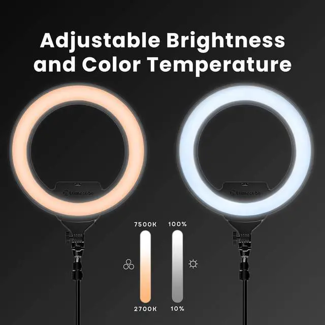 Alt view image 5 of 6 - Ring Light Pro | Wireless Professional Lighting for Photography, Streaming, Video | Fully Adjustable Color and Brightness | Includes Sturdy, Portable Tripod Mount and Padded Carrying Case