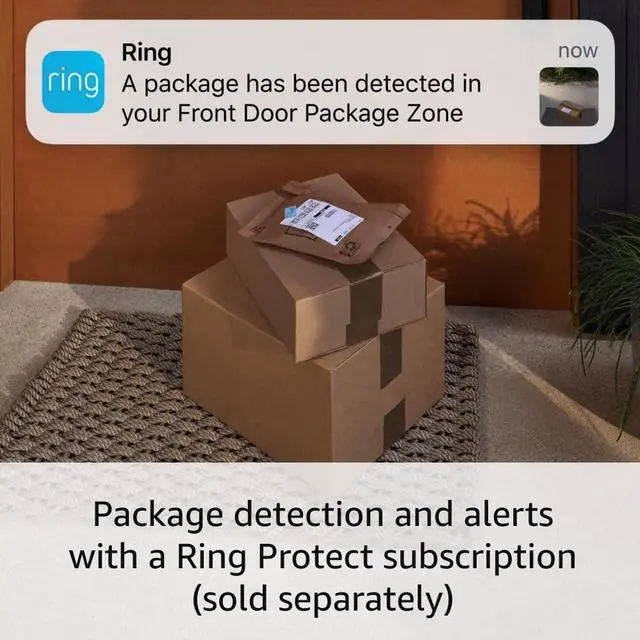 Alt view image 4 of 6 - Ring Battery Doorbell Pro with Ring Chime Pro