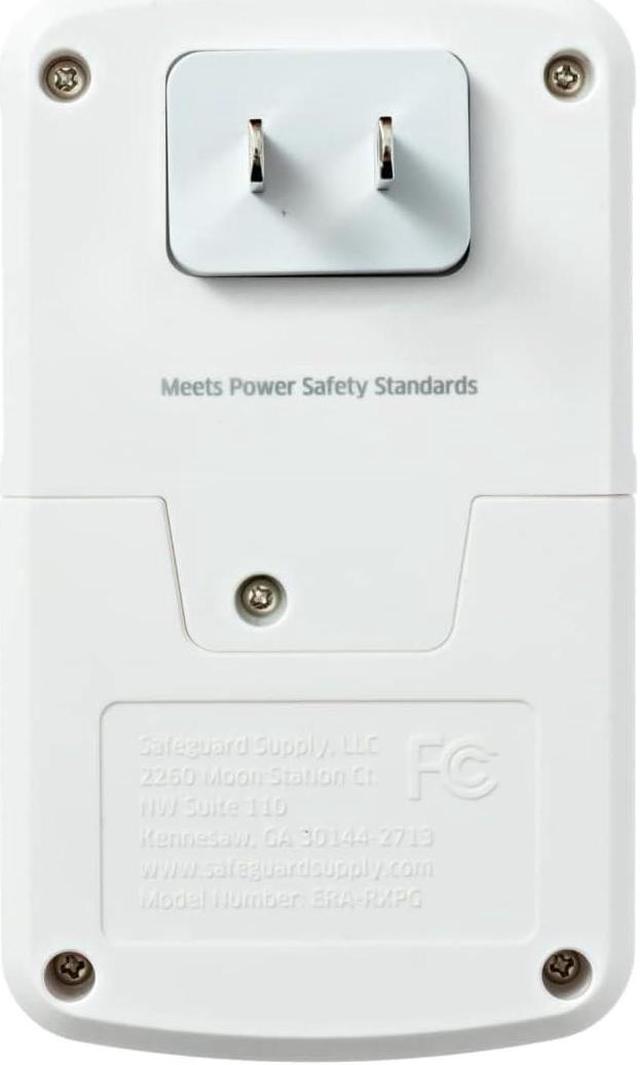 Alt view image 6 of 7 - Plug In Doorbell - Safeguard Supply Dependable 3/4 Mile Long Range Wireless Doorbell - Adjustable Volume to 90dB- Deaf & Hearing Impaired Doorbell Mode Flashing Strobe Light