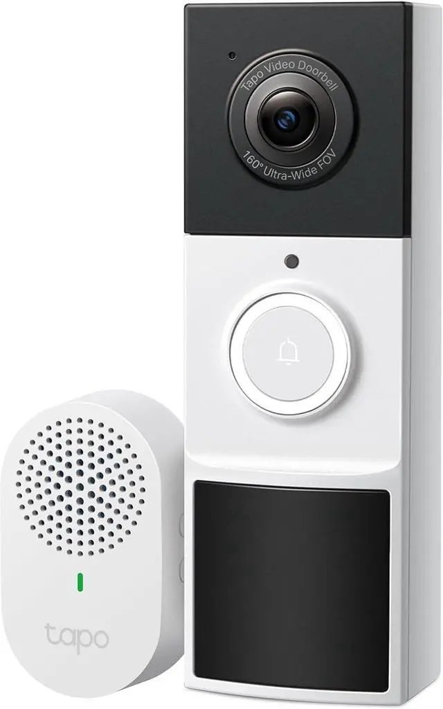 Main image of Tapo Smart Video Doorbell Camera Wireless with Chime, 2K with Full Color Night Vison & Spotlights, No Monthly Fee, Ring Call, 160° Ultra-Wide View, Free AI Detection, Local Storage (D210)