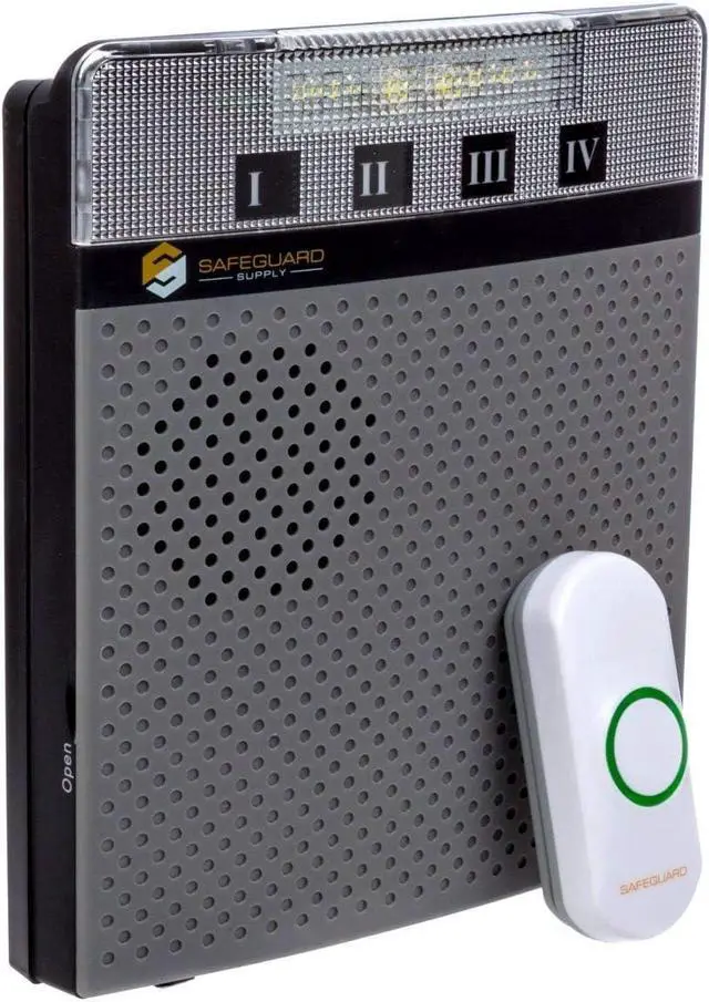 Main image of Supply Loud Doorbell Chime- 95dB LRA-D1000 Wireless Doorbell Long Range 1000', 915Mhz Penetrating Signal - 18 Melody Wireless Doorbell Battery Operated Strobe Kit For Home & Business