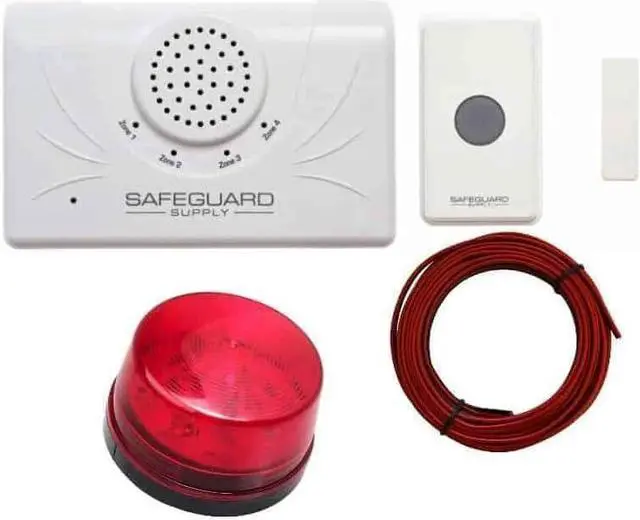Main image of Supply Warehouse Doorbell WDK ERA STROBE- Commercial Wireless Doorbell System with Flashing Strobe Light for Noisy & Hearing Impaired Environments - Manufacturing