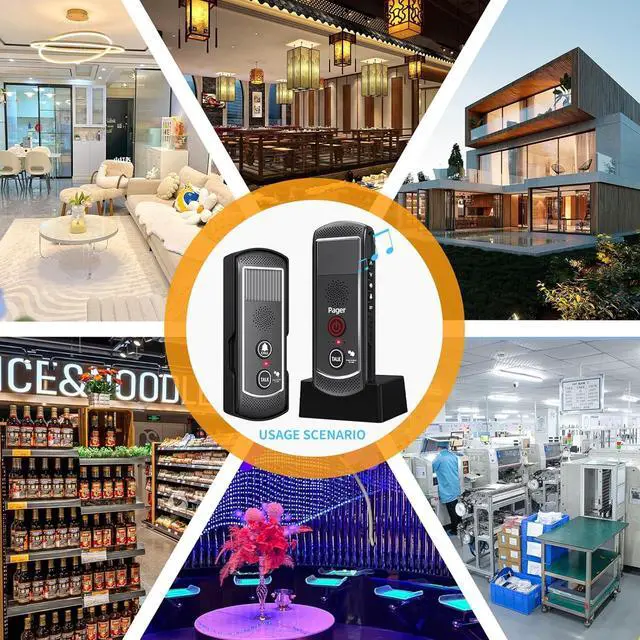 Alt view image 7 of 7 - Wireless Doorbell,Two-way Intercom Doorbell Solar Powered and Rechargeable Battery,4900ft Range,3 Volume Levels,Waterproof,Intercom for Home, Business,Classroom Use