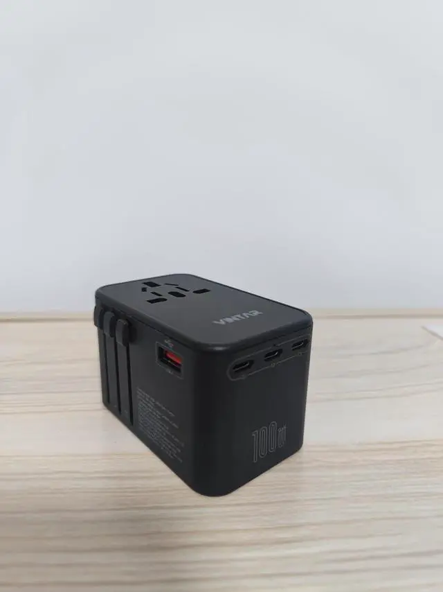 Alt view image 7 of 7 - Universal Travel Adapter, VINTAR 100W GaN International Power Adapter with 3 USB C PD and 1 USB A QC, All in One Plug Adapter, Travel Adapter Worldwide for EU/UK/USA/AUS(Type C/G/A/I)