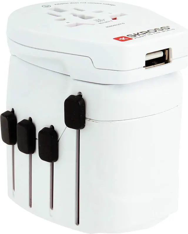 Alt view image 2 of 7 - 1.302539 - Mundo Pro 2 in 1 - Worldwide Universal Travel Adapter - Voltage and Power: 100 V700 W / 250 V1750 W - 2.4 A USB socket - Protection against electric shock