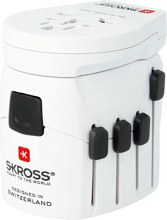 Alt view image 3 of 7 - 1.302539 - Mundo Pro 2 in 1 - Worldwide Universal Travel Adapter - Voltage and Power: 100 V700 W / 250 V1750 W - 2.4 A USB socket - Protection against electric shock