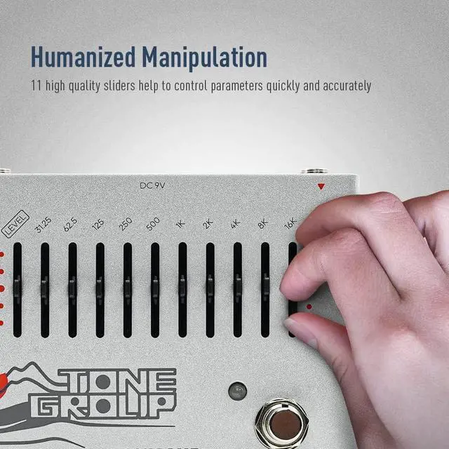 Alt view image 4 of 7 - EQ Equalizer Guitar Effects Pedal Tone Group 10-Band