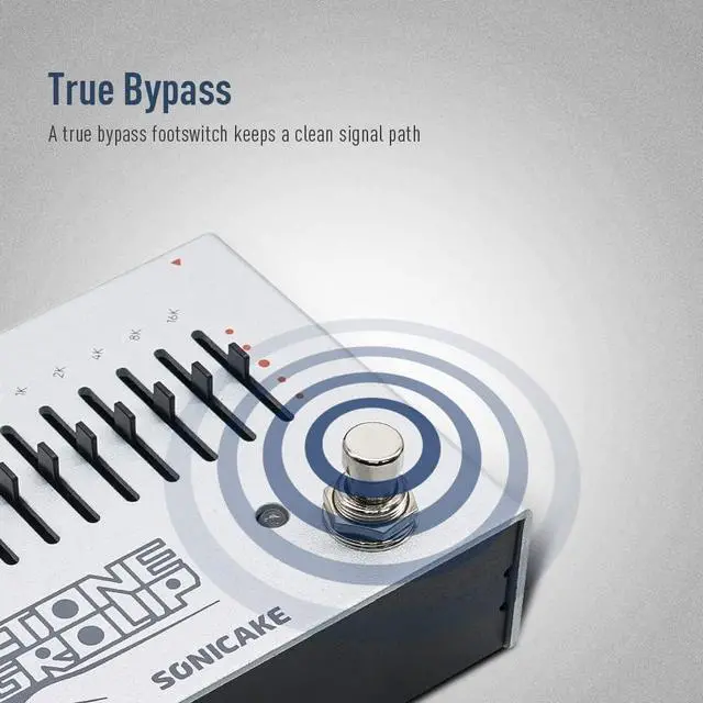 Alt view image 5 of 7 - EQ Equalizer Guitar Effects Pedal Tone Group 10-Band