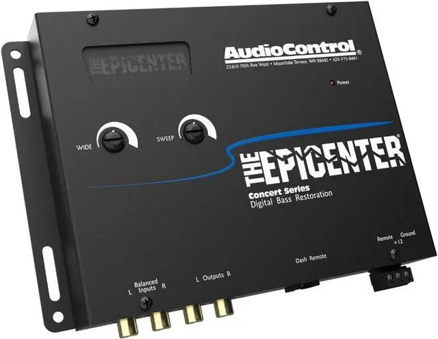 Alt view image 3 of 6 - Digital Bass Restoration Control Processor, Car Audio Bass Booster Enhancer with Wired Remote Control (Black)