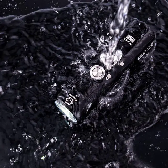 Alt view image 3 of 5 - Aurora A23 1000 Lumens EDC Flashlight, USB C Rechargeable High Lumens Flashlight, IPX8 Waterproof Compact Pocket Flashlight with Magnetic Two-Way Clip Included (Black)