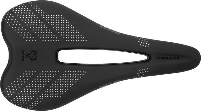 Alt view image 2 of 6 - Gravelier Bike Saddle  246x140mm, Flexible Base with Fusion Form Technology, Perineal Relief Cutout for Gravel and Endurance Rides  Integrated Tool Mount