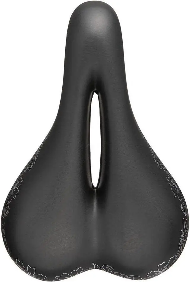 Alt view image 2 of 7 - Bike Saddle Womens Cite X Gel Saddle, Bicycle Seat for Women, Wide Comfortable Shock-Absorbing Gel Bike Seat with Center Cutaway
