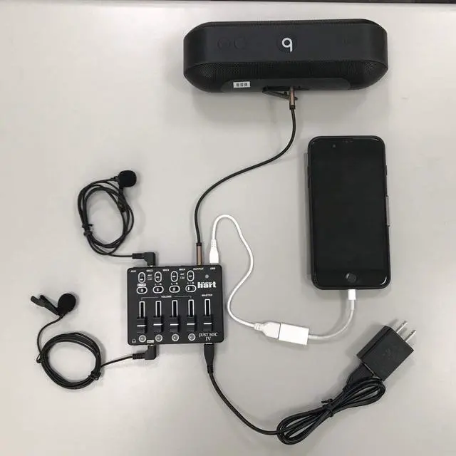 Alt view image 4 of 7 - Just Mic 4 mini Microphone Mixer 4 channels/Portable Phantom power/Audio Interface