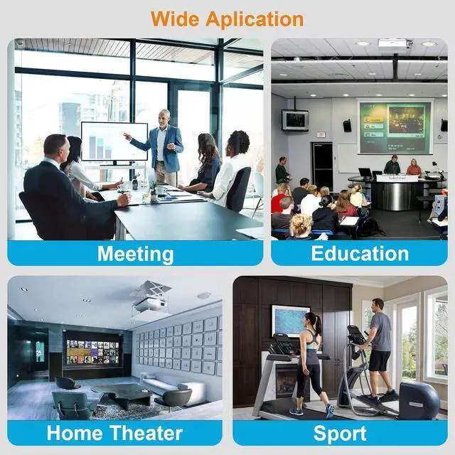 Alt view image 5 of 7 - 2.4Ghz Wireless Audio Transmitter Receiver,192kHz/24bit HiFi Audio,20ms Ultra Low Latency,320ft Long Range RCA Jack Adapter for Speaker/soundbar to TV/PC/CD Player/Computer/Projector
