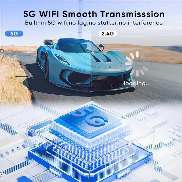 Alt view image 4 of 6 - Wireless HDMI Transmitter and Receiver 100ft/30m,4K Decode 1080P Output Wireless HDMI,2.4G/5G Plug&Play Portable HDMI Wireless,for Streaming Video and Audio to Monitor from Laptop/TV Box