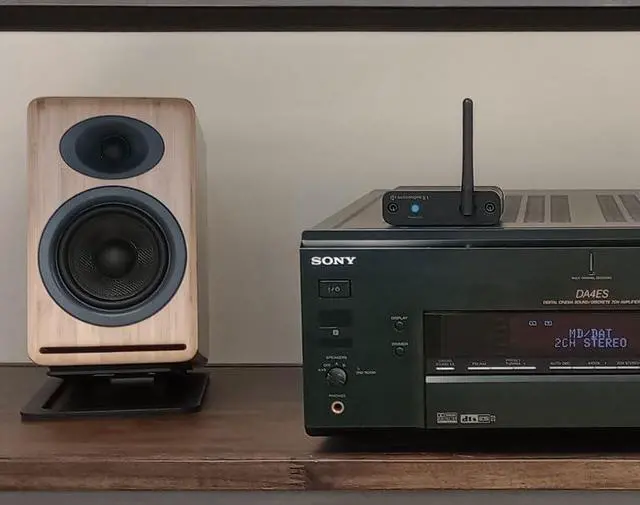 Alt view image 4 of 6 - B1 Bluetooth Receiver for Old Stereo Speakers and Sound Systems - Long Range HiFi Wireless 24 Bit Audio Music Streamer