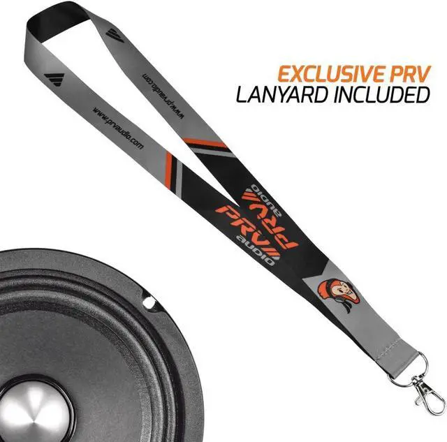 Alt view image 2 of 7 - 2X 6MR250B-4 Slim Midrange 6.5" Shallow Bullet Speakers 250 Watts 4 Ohm, Slim Mount Car Audio Bullet Loudspeaker Compact for Doors with 1 Exclusive Lanyard (2 Speakers)