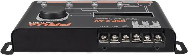 Alt view image 4 of 6 - Car Audio DSP 2.4X Digital Crossover and Equalizer 4 Channel Full Digital Signal Audio Processor DSP with Sequencer Remote Relay