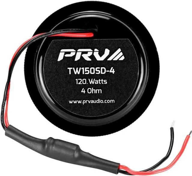 Alt view image 5 of 7 - Soft Dome Tweeters 240 Watts 4 Ohm TW150SD-4 with Built-in Crossover, 32 mm Silk Dome, Neodymium Magnet for Car Audio and Motorcycle Systems Easy Flush Mount (Pair)