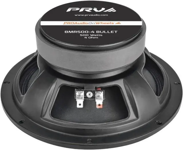 Alt view image 5 of 6 - 8 Inch Midrange Speaker 8MR500-4 Bullet, 500 Watts Program Power, 4 Ohm, 1.5 in Voice Coil Bullet Speakers for Car Audio Door Louspeaker (Single)