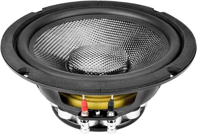 Alt view image 7 of 7 - Fiber 8" Midrange Speaker 500 Watts 4 Ohm Neodymium 8MR500CF-NDY-4 Water Resistant Pro Audio Loudspeaker for Boat UTV 4-Wheeler Motorcycle (2 Speakers)