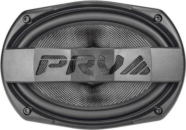 Alt view image 7 of 7 - Fiber 6x9 Midrange Speaker 500 Watts 4 Ohm Neodymium 69MR500CF-NDY-4 Water Resistant Pro Audio Loudspeaker for Boat UTV 4-Wheeler Motorcycle (2 Speakers)