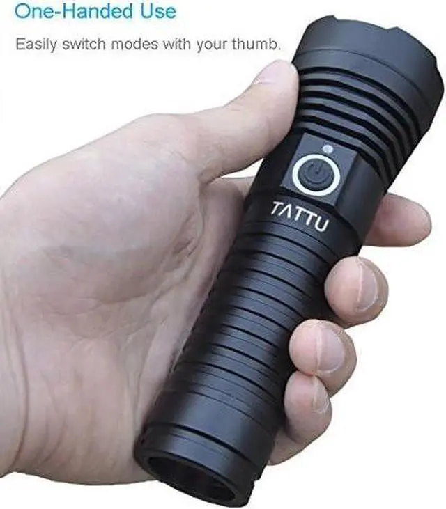 Alt view image 3 of 7 - U3S UV Flashlight Rechargeable 365nm Black Light Torch with ZWB2 Filter, Blacklight 10W Ultraviolet LED Lamp with Micro USB Charging Cable