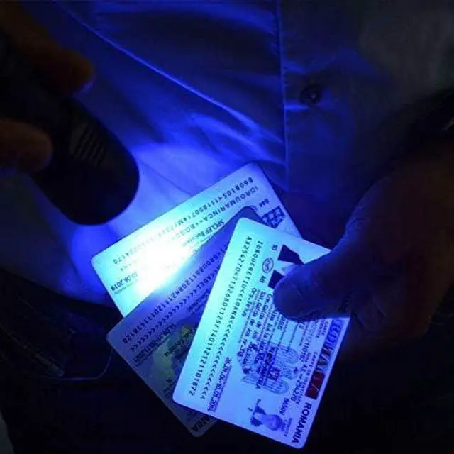 Alt view image 6 of 7 - U3S UV Flashlight Rechargeable 365nm Black Light Torch with ZWB2 Filter, Blacklight 10W Ultraviolet LED Lamp with Micro USB Charging Cable