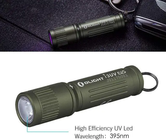 Alt view image 2 of 5 - I3UV EOS UV Flashlight Black Light Compact 395 nM Ultraviolet Blacklight Pet Urine Detector for Dog Urine, Pet Stains and Bed Bug
