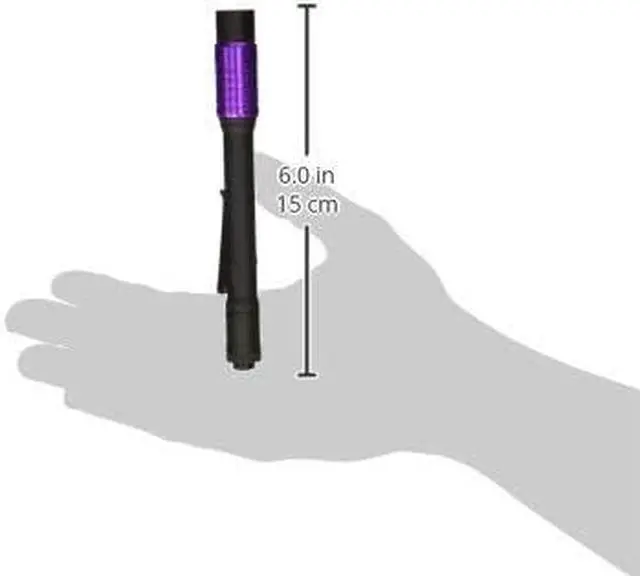 Alt view image 4 of 7 - Streamlight 66148 Stylus Pro USB 400nm UV Rechargeable Penlight with 120V AC Adapter, USB Cord and Nylon Holster, Black