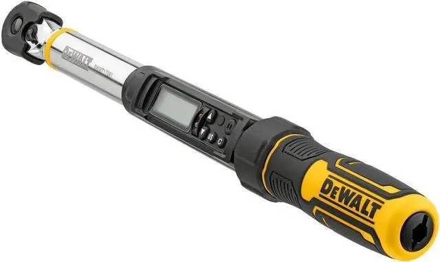 Alt view image 3 of 7 - Digital Torque Wrench, 3/8 inch Drive, 20-100 FT-LB, with Storage Case (DWMT17061)