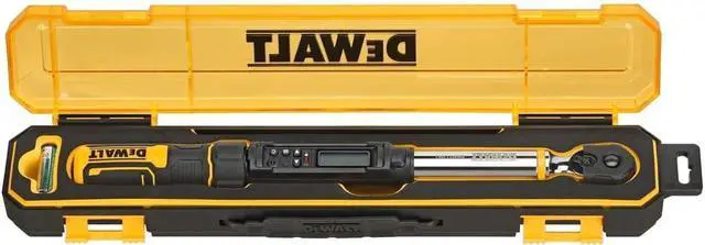 Alt view image 5 of 7 - Digital Torque Wrench, 3/8 inch Drive, 20-100 FT-LB, with Storage Case (DWMT17061)