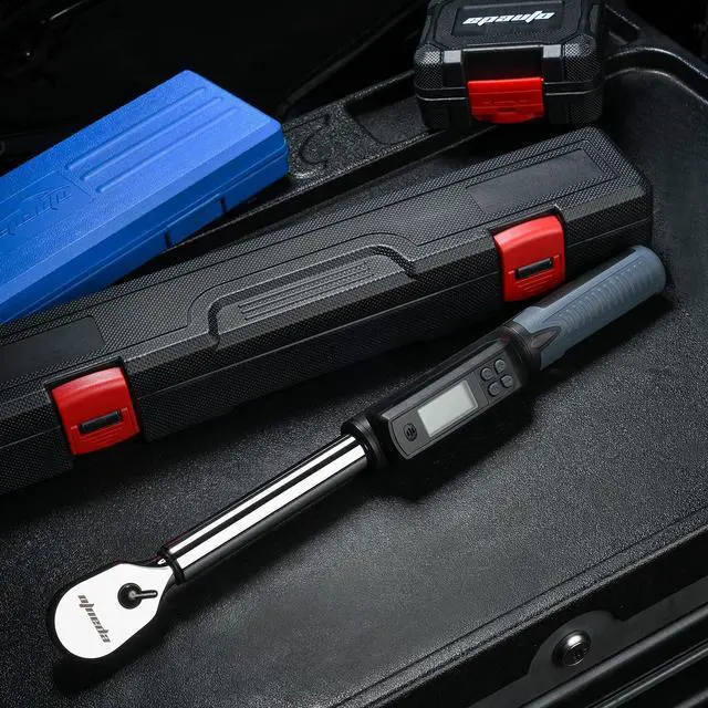 Alt view image 6 of 7 - 1/2-Inch Digital Torque Wrench, 19.9-154.8 lb-ft, Rotatable Display, Accurate, Easy to Use