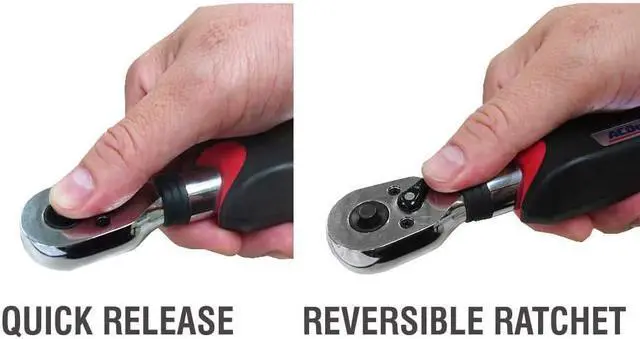 Alt view image 5 of 7 - ARM601-3 3/8 (3.7 to 37 ft-lbs.) Digital Torque Wrench with Buzzer and LED Flash Notification  ISO 6789 Standards with Certificate of Calibration