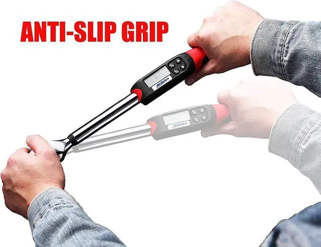 Alt view image 7 of 7 - ARM601-3 3/8 (3.7 to 37 ft-lbs.) Digital Torque Wrench with Buzzer and LED Flash Notification  ISO 6789 Standards with Certificate of Calibration