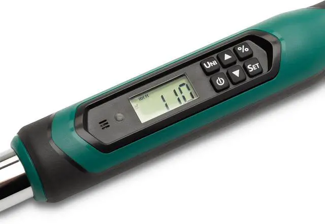 Alt view image 3 of 7 - SATA 3/8" Drive Electronic Torque Wrench 10-100 in/lbs (27-135 Nm) | ST96525