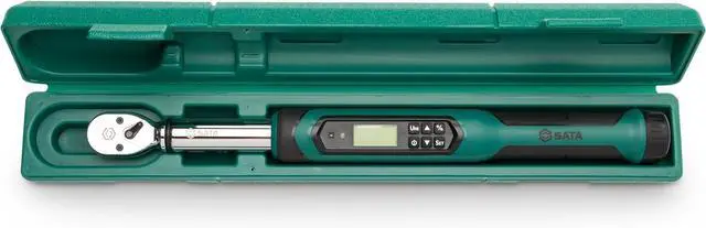Alt view image 7 of 7 - SATA 3/8" Drive Electronic Torque Wrench 10-100 in/lbs (27-135 Nm) | ST96525