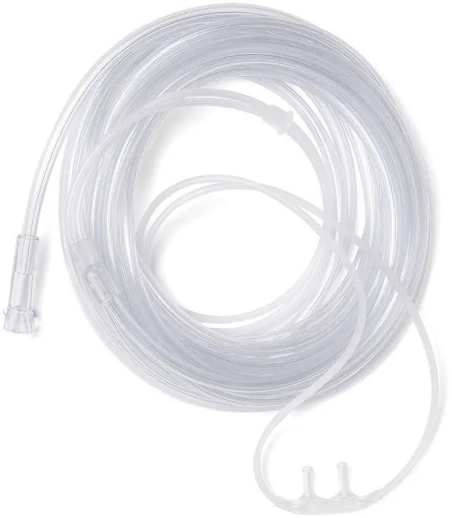 Main image of Soft-Touch Nasal Oxygen Cannula, Standard Connector, 14 ft Tubing Length, Adult Size, Pack Of 50