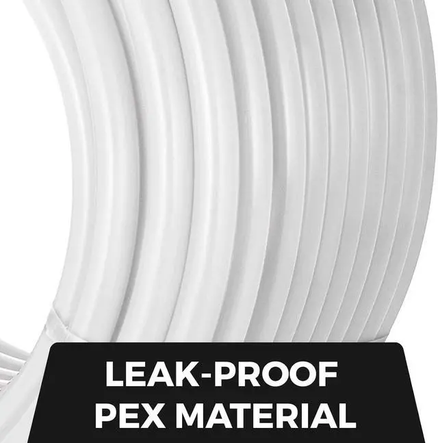 Alt view image 6 of 7 - Oxygen Non-Barrier PEX Tubing 3/4 Inch 300 Feet Tube Coil - EVOH PEX-B Pipe for Residential Commercial Radiant Floor Heating Pex Pipe