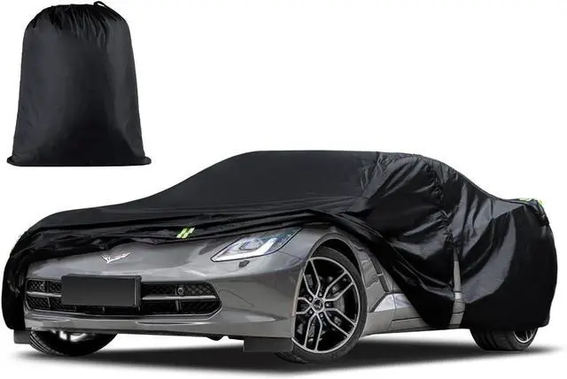 Main image of Car Cover Custom Fit for Chevrolet Corvette C4 C5 C6 C7 C8 19802023, Waterproof All Weather Full Exterior Cover Rain Sun Snow Protect with Door Zipper (Not Include Mirror Pocket)