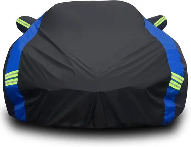 Main image of for Chevrolet Corvette C4/C5/C6/C7 Car Cover Waterproof All Weather for Automobiles, Outdoor Full Exterior Covers Fit 1984-2019 Corvette C4/C5/C6/C7 with Windproof Strap and Driver Door Zipper