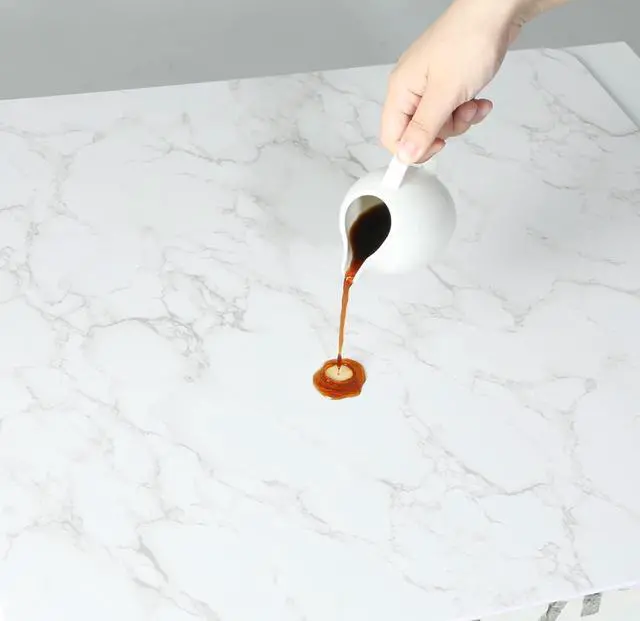 Alt view image 7 of 7 - 2 PCS Boards Photo Backdrop 2 Marbles Texture for Flat Lay, Food Photography Background 24x24 Inch, BEIYANG (Marble+Marble)