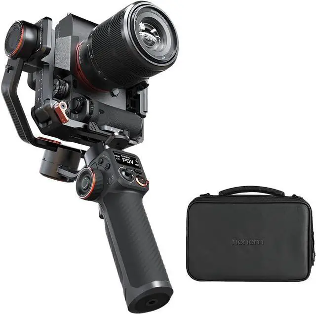 Alt view image 4 of 7 - iSteady MT2 Kit Camera Stabilizer with AI Tracker/Magnetic Fill Light, All in One 3-Axis Gimbal Stabilizer for Mirrorless Camera Smartphone, Native Vertical Shooting